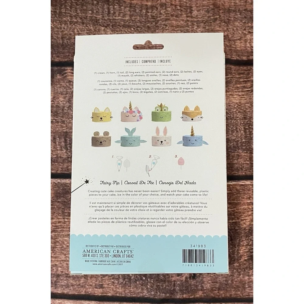 The Sweet Tooth Fairy Cake Face Kit 21 Piece By American Crafts